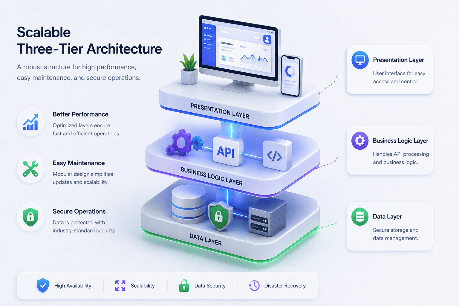 Scalable Three-Tier Architecture
